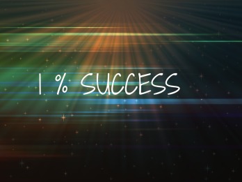 1% success
